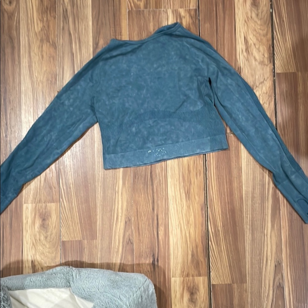 Women's Blue Long Sleeve Top
